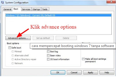Cara Mempercepat Booting pada Windows 7 Lengkap