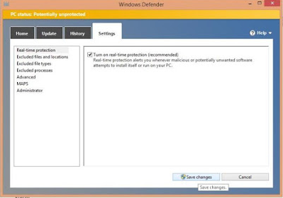 Cara Mengaktifkan Windows Defender di Windows 8