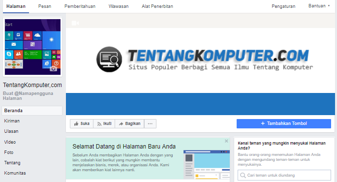 Cara Membuat Fanspage/Halaman Facebook dengan Mudah