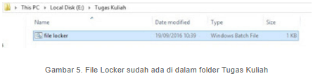 Cara Mudah Mengunci Folder Pada Windows 7/8/8.1/10 Terbaru Tanpa Ribet