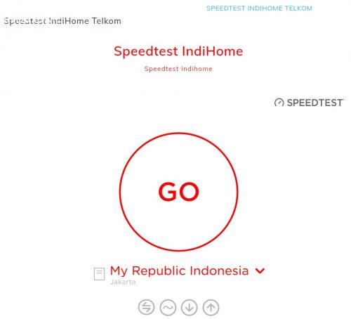 Tes kecepatan Indihome