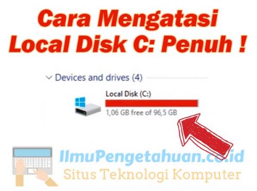 Cara Mengatasi Local Disk C Penuh