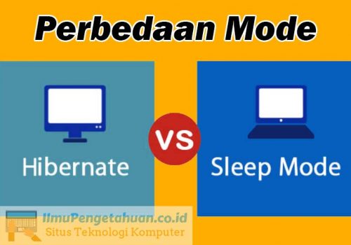 Perbedaan Mode Sleep vs Mode Hibernate di Laptop Windows